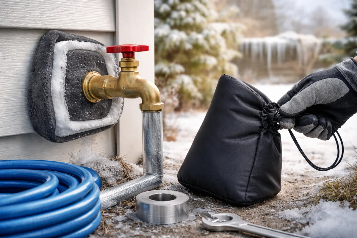 How to winterize outdoor plumbing to prevent freezing