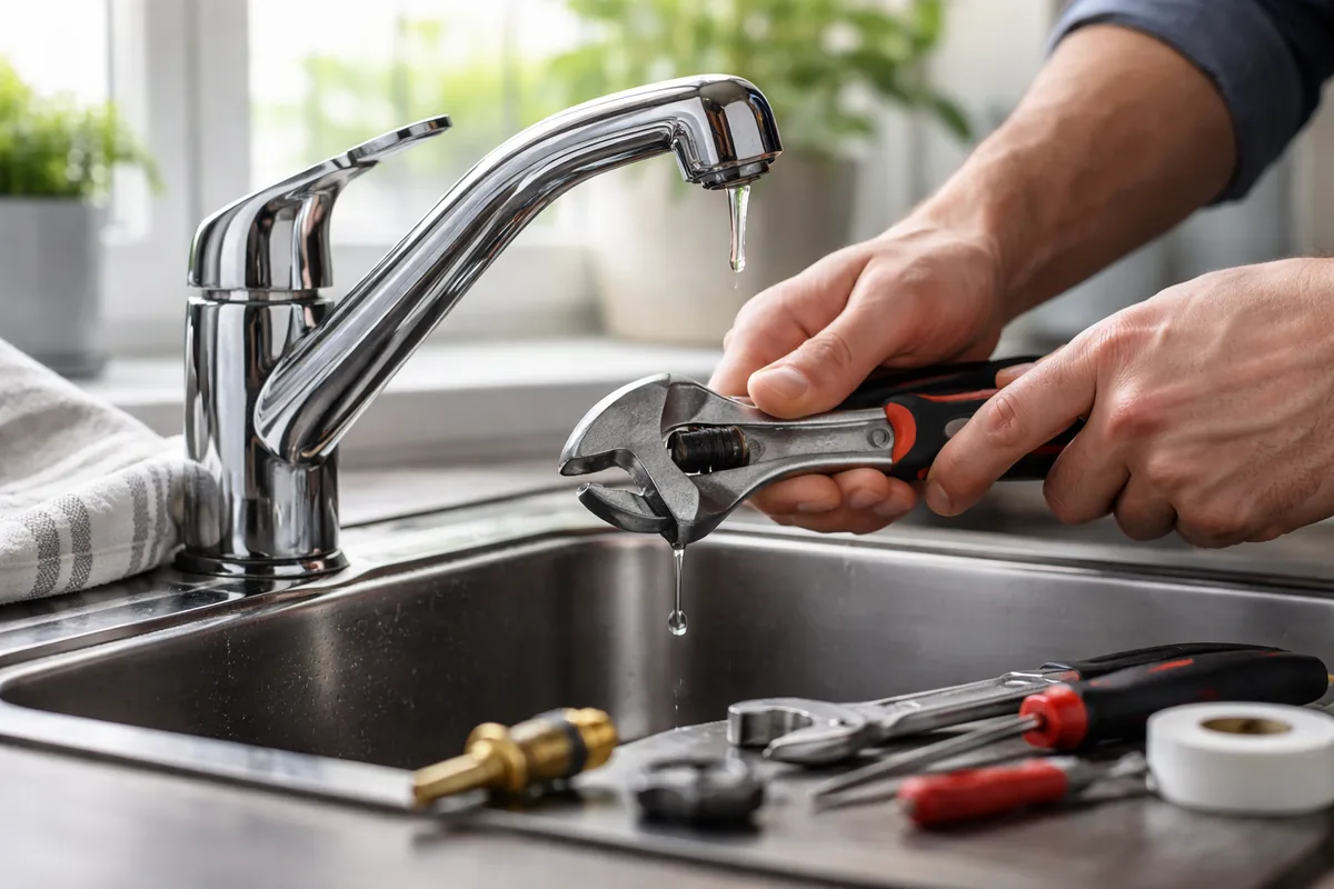 Can I fix a leaky faucet without calling a plumber?